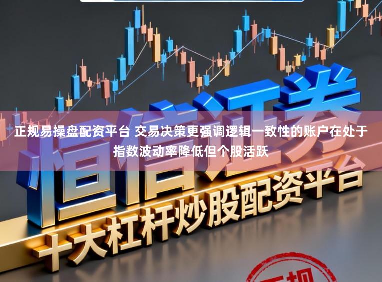 正规易操盘配资平台 交易决策更强调逻辑一致性的账户在处于指数波动率降低但个股活跃