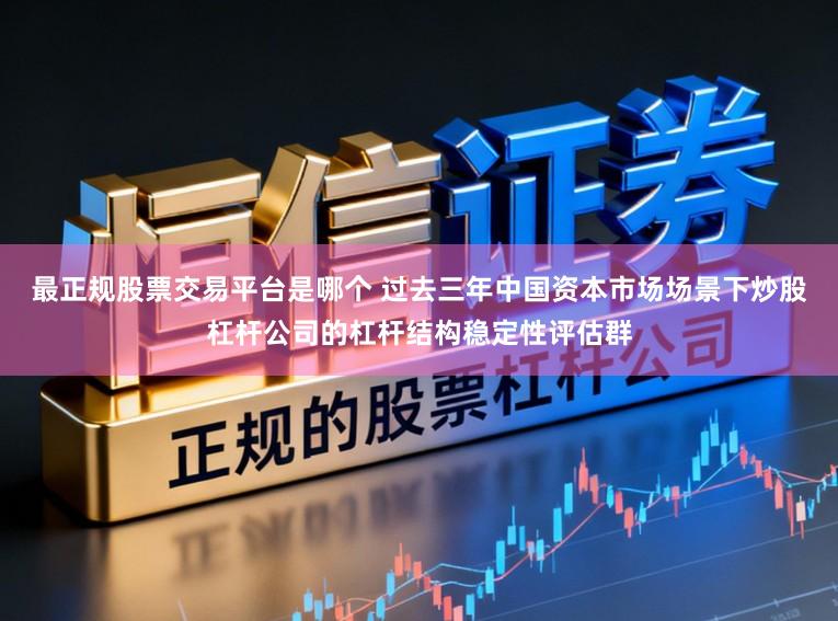 最正规股票交易平台是哪个 过去三年中国资本市场场景下炒股杠杆公司的杠杆结构稳定性评估群